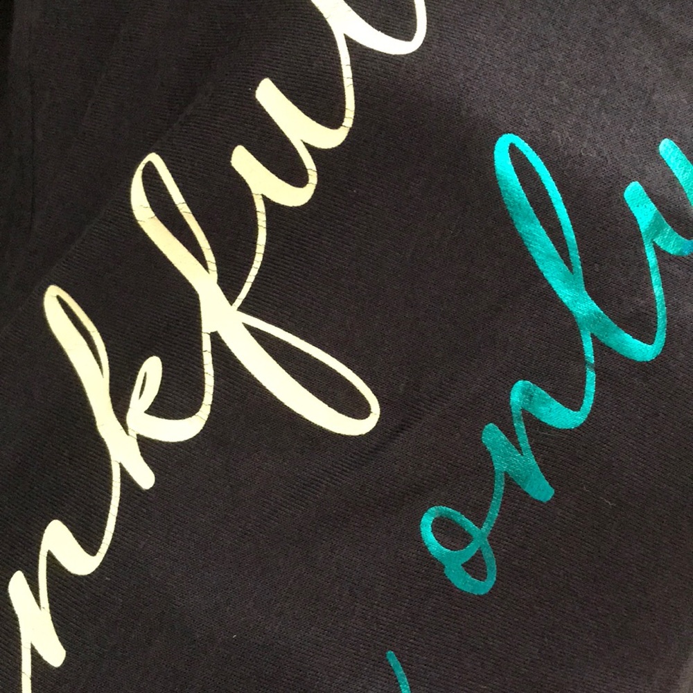 ❌❌SOLD❌❌NEW thankful vibes Lane Bryant long top or dress - Picture 6 of 6